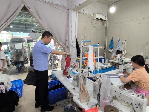 怀宁县公岭镇开展小型服装加工厂安全生产与产品质量监督大检查